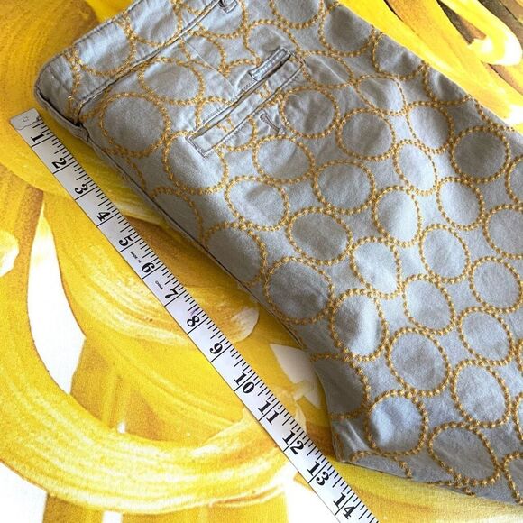 ANTHROPOLOGIE Embroidered Chinos (Sz 32) - Picture 10 of 13